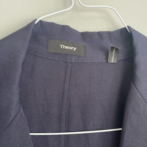Theory tensel tie waist soft jacket, size S - Picture 4 of 6